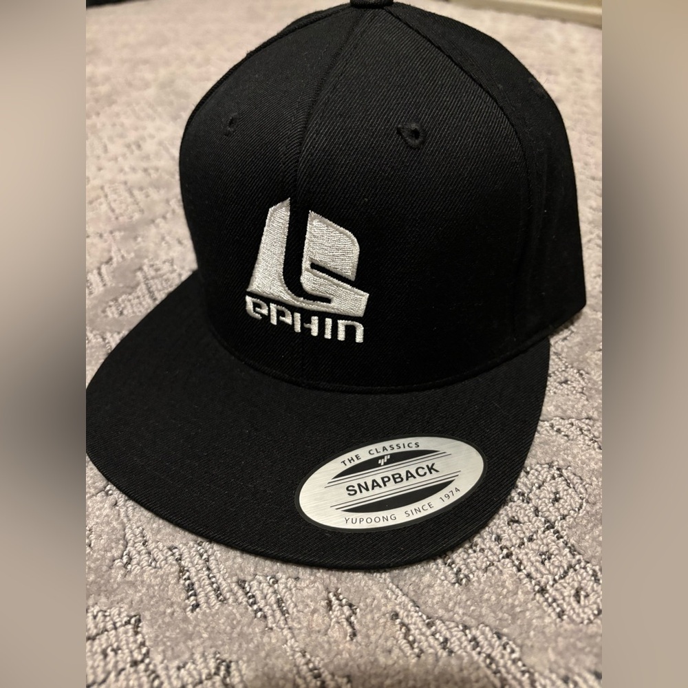 Black Snapback Cap